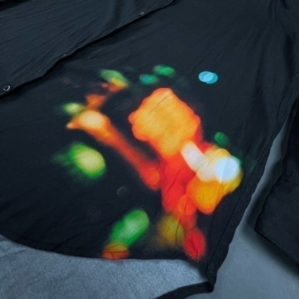 JOHN ELLIOT JAPAN Neon Lights Rose Silk Shirt - Picture 3 of 7